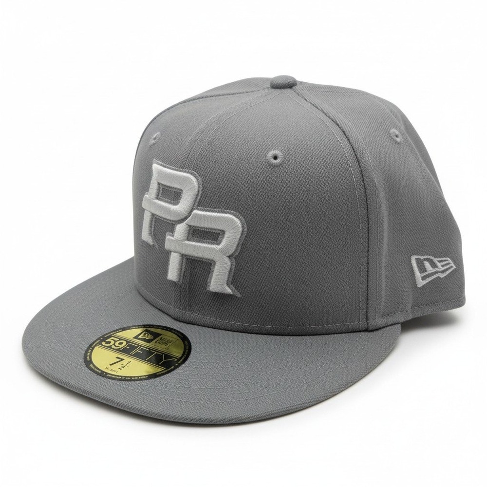 New Era 59FIFTY Puerto Rico World Baseball Classic Fitted Hat Grey Size 7 1/2